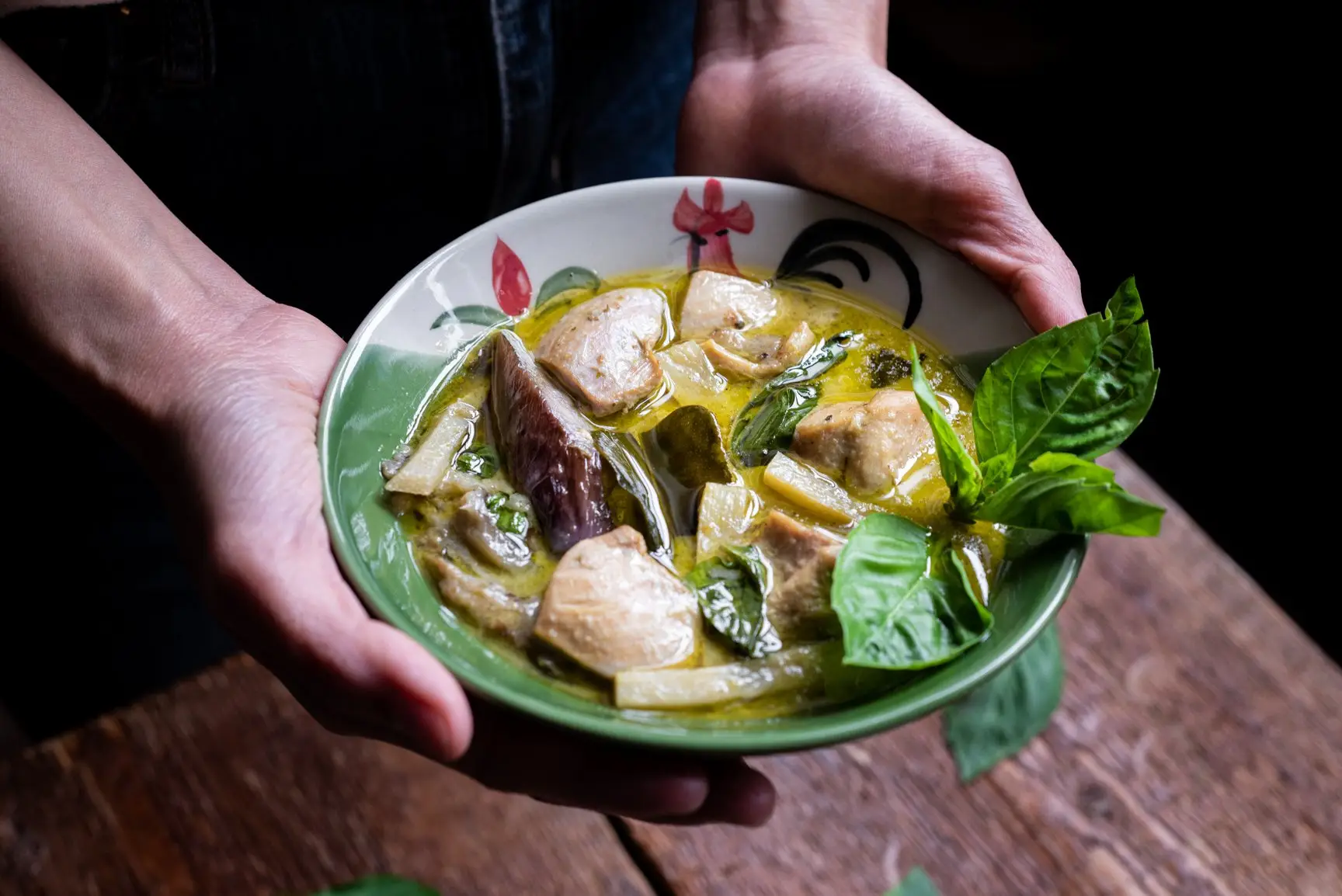 Soup with noodles and veggies