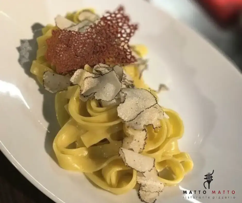 Tagliatelle Pasta with fresh truffle